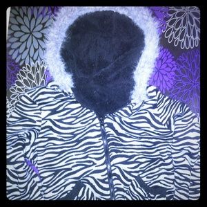 💚💚Reversible zebra/black jacket